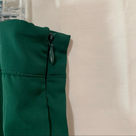 SHEIN Plus High Waist Solid Flare Leg Pants Without Belt in Green Size 0XL - Picture 11 of 14